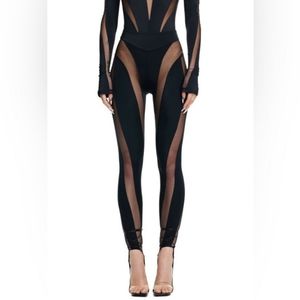 Mugler x H&M Spiral Panel Leggings